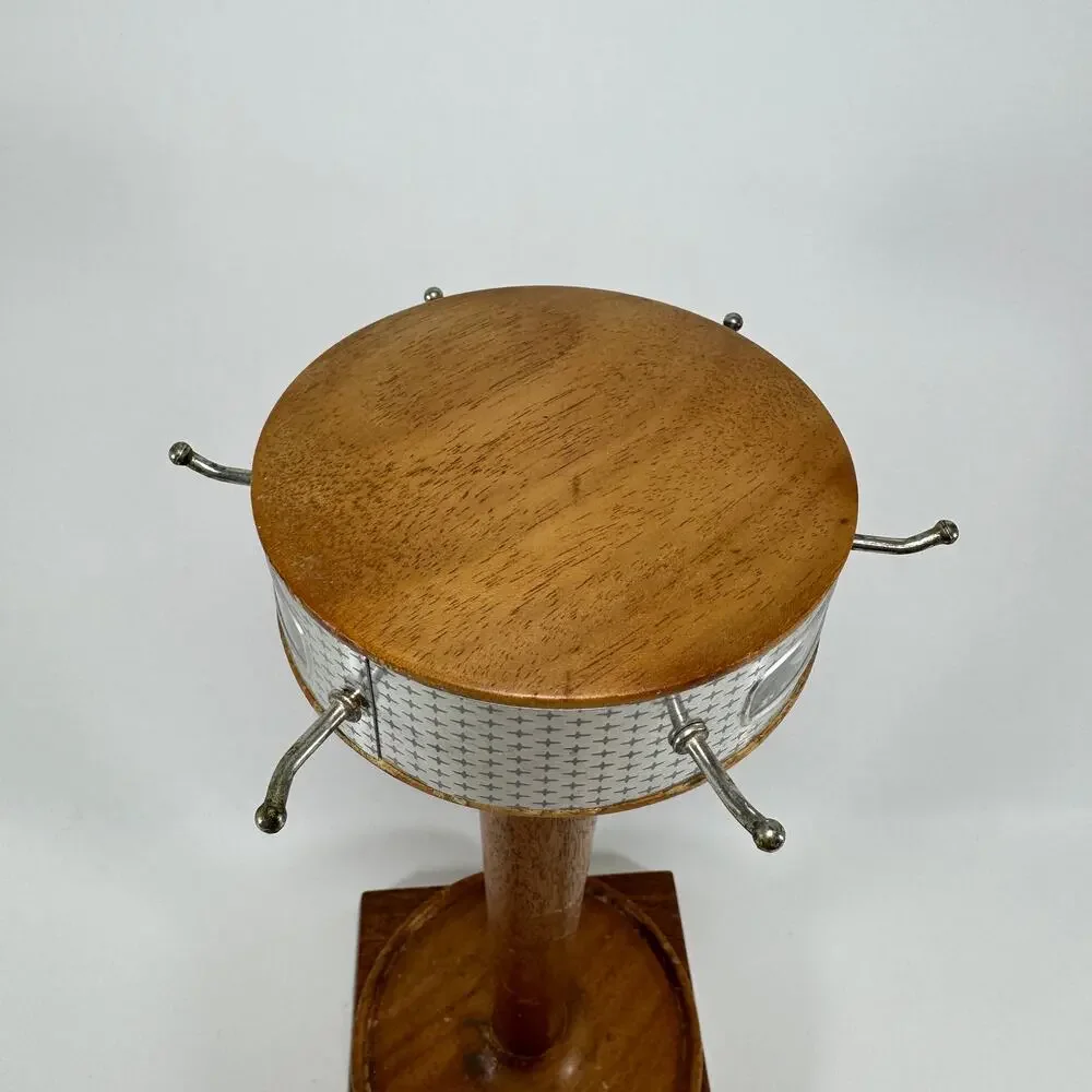 Vintage Flint Arrowhead Center Hole Stainless Utensil Stand Spatula Ladle